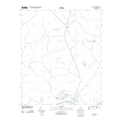 2011 Map of Warthen, 2011 Print
