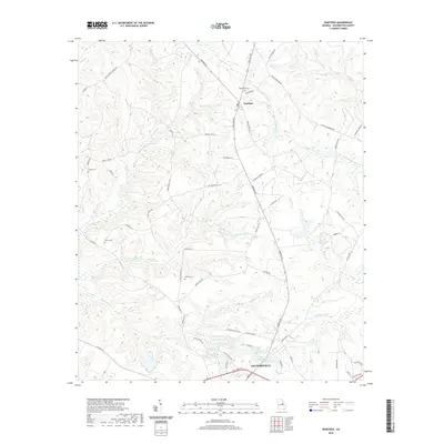 2020 Map of Warthen, 2020 Print