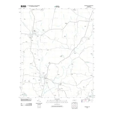 2010 Map of Wartrace, 2010 Print