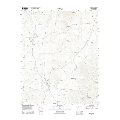 2014 Map of Wartrace, 2014 Print