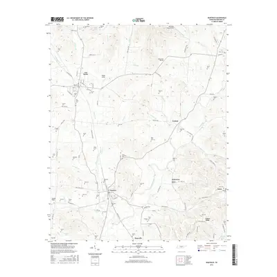 2016 Map of Wartrace, 2016 Print