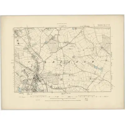 1887 Map of Warwickshire IV.SE