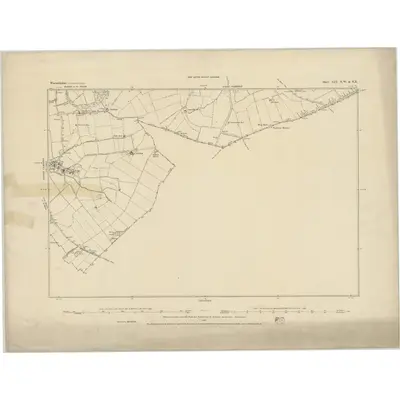 1880 Map of Warwickshire LXIX.NW & NE, 1885 Print