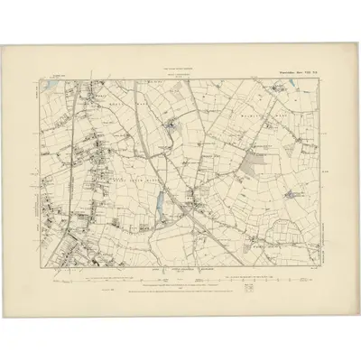 1887 Map of Warwickshire VIII.NE