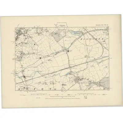 1887 Map of Warwickshire VIII.SE