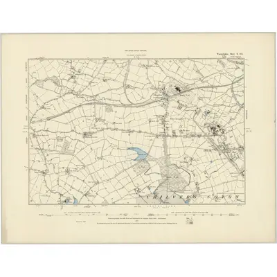 1887 Map of Warwickshire X.SE