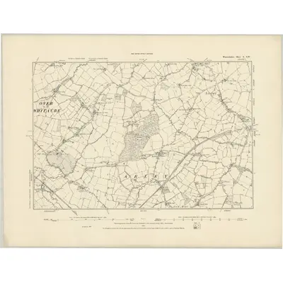 1887 Map of Warwickshire X.SW