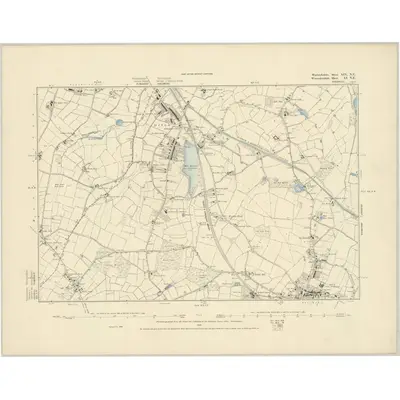 1886 Map of Warwickshire XIX.NE