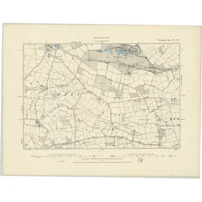 1887 Map of Warwickshire XVI.NE