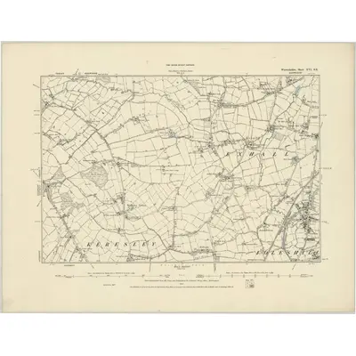 1887 Map of Warwickshire XVI.SE