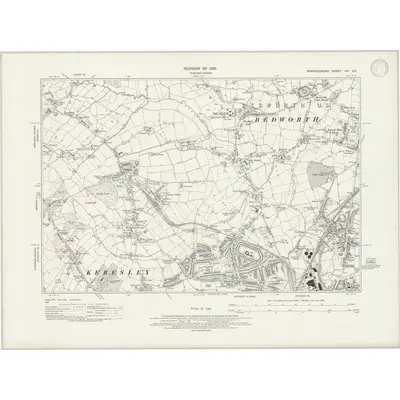 1936 Map of Warwickshire XVI.SE