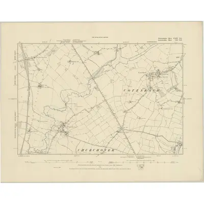 1886 Map of Warwickshire XXIII.NE
