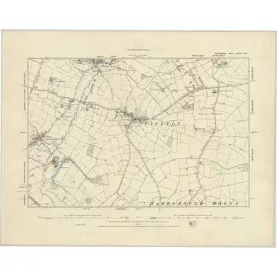 1886 Map of Warwickshire XXIII.NW
