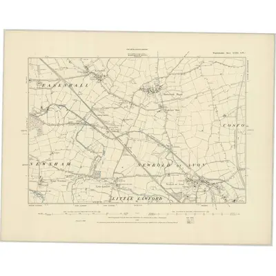 1886 Map of Warwickshire XXIII.SW