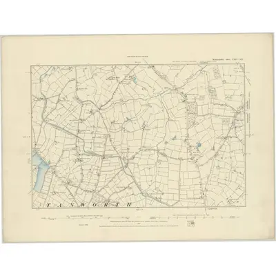 1886 Map of Warwickshire XXIV.NE