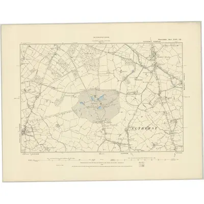 1886 Map of Warwickshire XXIV.SE