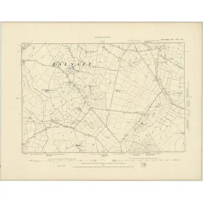 1886 Map of Warwickshire XXV.NE
