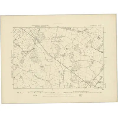 1886 Map of Warwickshire XXVI.NW