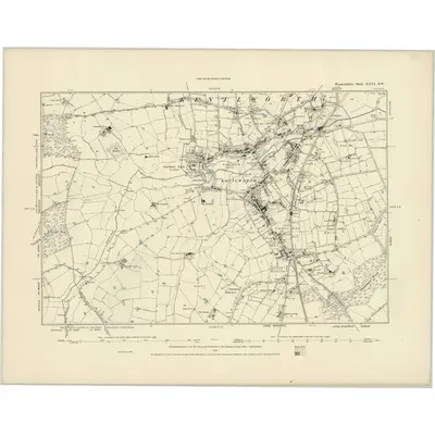 1886 Map of Warwickshire XXVI.SW