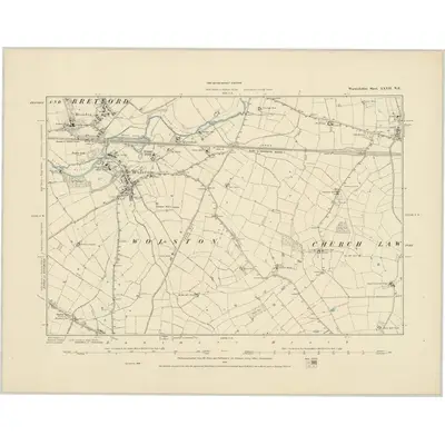 1886 Map of Warwickshire XXVII.NE