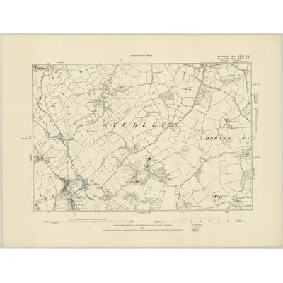 1886 Map of Warwickshire XXXI.SW