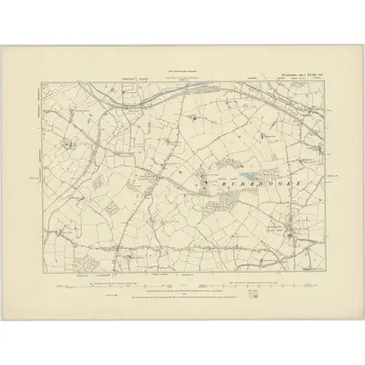 1886 Map of Warwickshire XXXII.SE