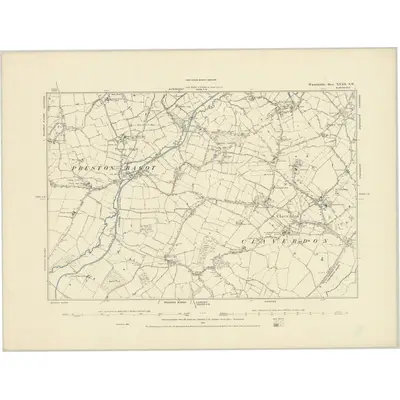 1886 Map of Warwickshire XXXII.SW