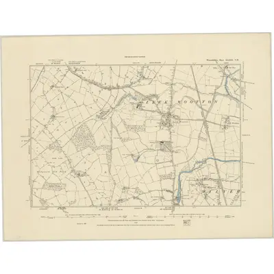 1886 Map of Warwickshire XXXIII.NW