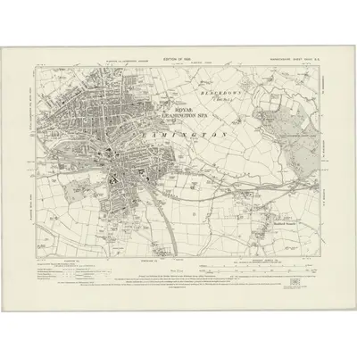 1923 Map of Warwickshire XXXIII.SE, 1926 Print