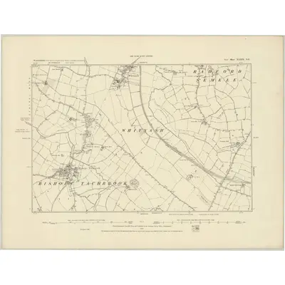 1885 Map of Warwickshire XXXIX.NE, 1886 Print