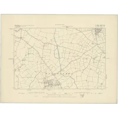 1884 Map of Warwickshire XXXV.NE