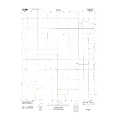 2012 Map of Wasco SW, 2012 Print