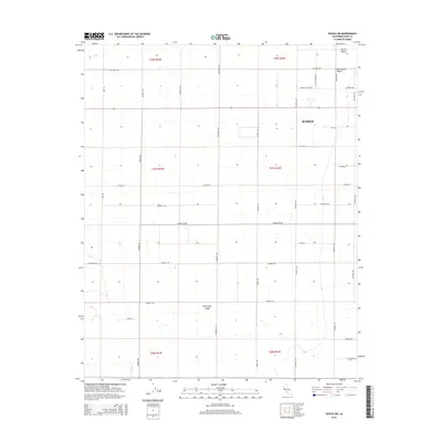 2015 Map of Wasco SW, 2015 Print