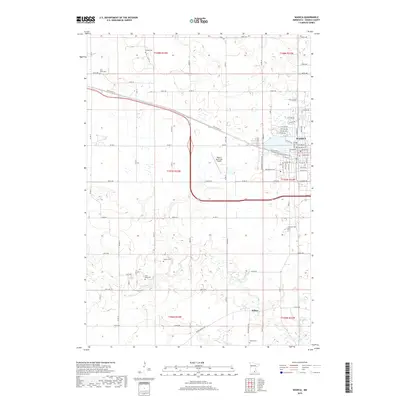 2019 Map of Waseca, 2019 Print