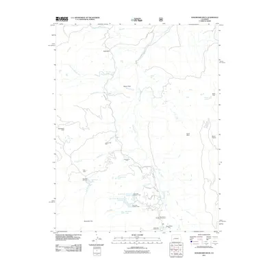 2011 Map of Washboard Rock, 2011 Print