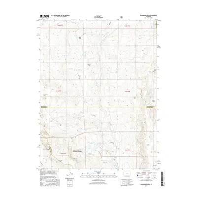 2016 Map of Washboard Rock, 2016 Print