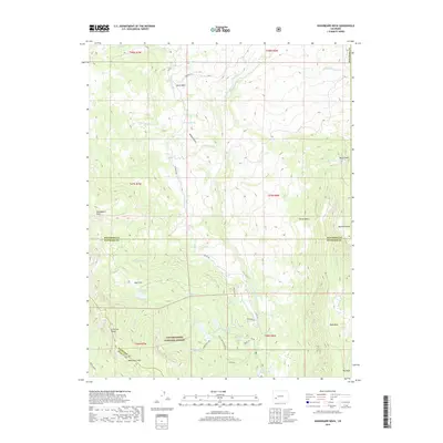 2019 Map of Washboard Rock, 2019 Print