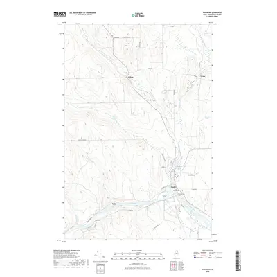 2018 Map of Washburn, 2018 Print