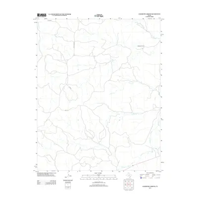 2012 Map of Washburn Arroyo, 2012 Print