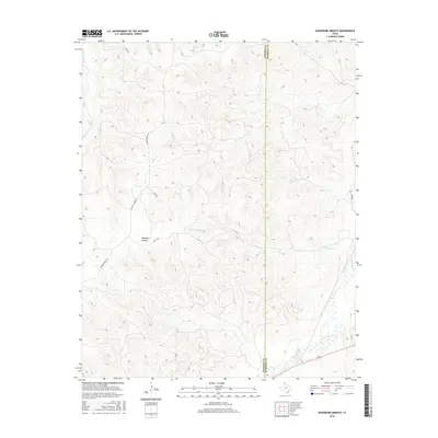 2016 Map of Washburn Arroyo, 2016 Print