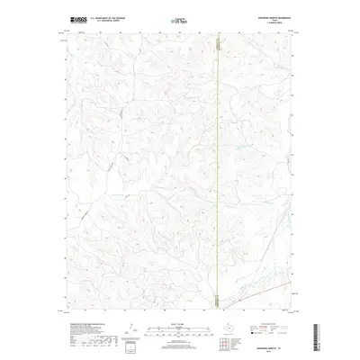 2019 Map of Washburn Arroyo, 2019 Print