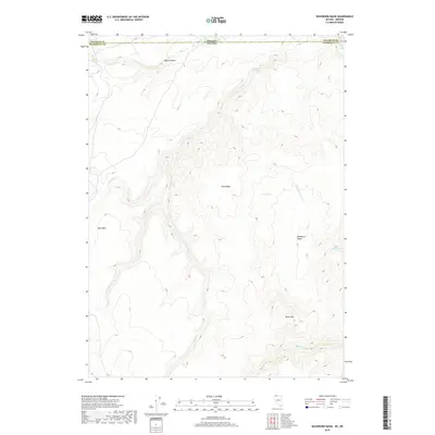 2018 Map of Washburn Basin, 2018 Print