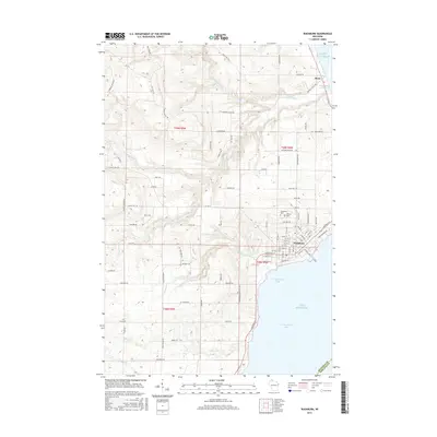 2015 Map of Washburn, 2015 Print
