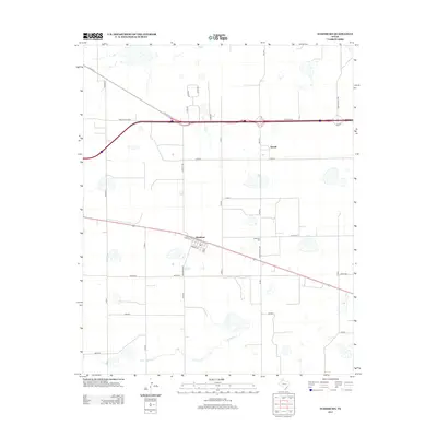 2012 Map of Washburn, 2012 Print