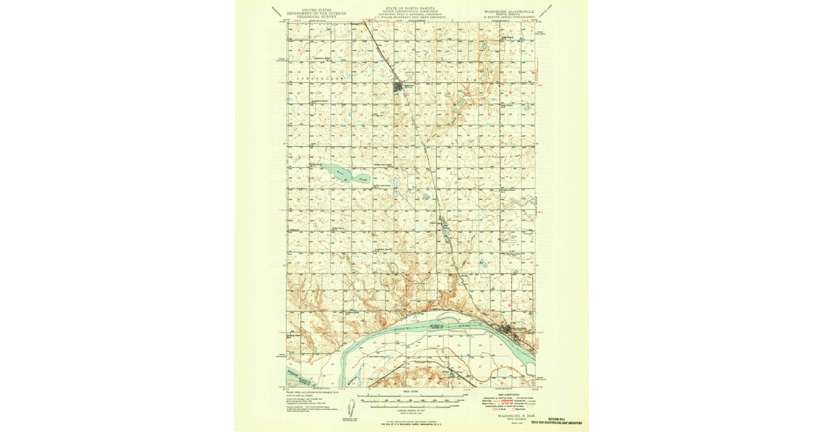 Old Maps of Hensler, ND | Pastmaps
