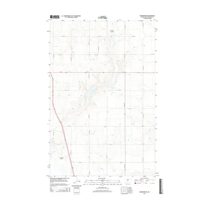 2014 Map of Washburn NE, 2014 Print