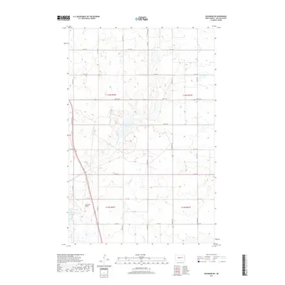 2017 Map of Washburn NE, 2017 Print