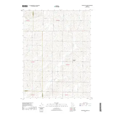2017 Map of Washington Center, 2017 Print