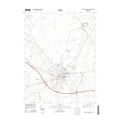 2013 Map of Washington Court House, 2013 Print