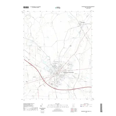 2019 Map of Washington Court House, 2019 Print